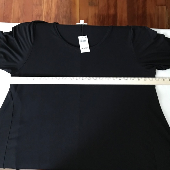 STYLE & CO Fit & Flare Midi Dress Scoop Neck Black Swing Women’s Plus Size 2X - Picture 11 of 16